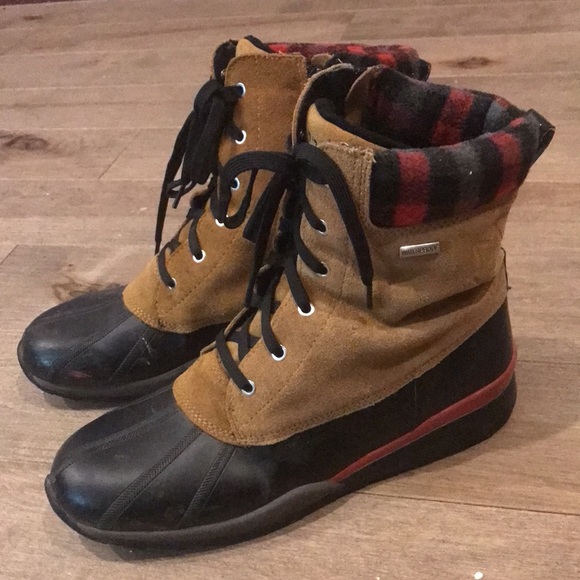 Cougar Totem boots plaid red brown - Picture 3 of 8